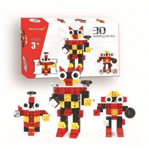 Juguetes Educativos Creativos 2020, Bloques de Construcción de Plástico de Colores para Niños, Robot de Construcción DIY 3D - Product Image 3