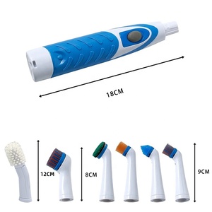 Mini <strong>Sonic</strong> Electric <strong>Cleaning</strong> <strong>Brush</strong> BSCI CE IPX6 Customized Color Battery Powerful Multifunctional Bush Electric <strong>Cleaning</strong> <strong>Brush</strong> - Product Image 4