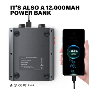 Bomba Eléctrica para SUP CYCLAMI con Diseño de Logotipo Personalizado, PVC Q2, 20 PSI, 12000 mAh, 12 V, Recargable, 3 Modos, Ecológica, para Aguas Oceánicas - Product Image 3