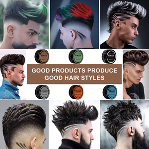 Produits Chauds 85g Salon Qualité Forte Tenue Mat Pommade Texture Cire Coiffure Pommade Produits de Coiffure pour Hommes - Product Image 6