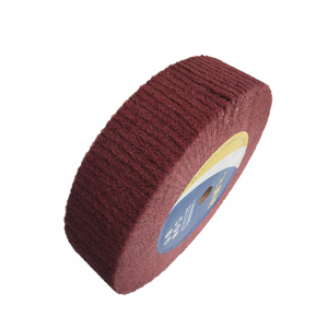 7447 Prezzo di fabbrica di Alta Qualità Abrasivo Non Tessuto In Fibra di <span class=keywords><strong>Nylon</strong></span> Ruota Pattina Lucidatura Lucidatura Ruote Per in acciaio inox lucidatura Rettifica - Product Image 3