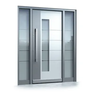 Neues Design Custom Puertas De Exterior Außerhalb Modern Steel Pivot Entry Haustür für Zuhause