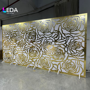 ฉากหลังงานแต่งงาน โรงแรม เฟอร์นิเจอร์เชิงพาณิชย์ รุ่น LEDA โมเดิร์น คุณภาพสูง สีทองโรสโกลด์ - Product Image 4