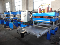Ligne de production de carreaux de sol en caoutchouc approuvée CE, machine de fabrication de tapis en caoutchouc pour pneus usagés