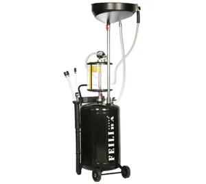 SF6197 New Oil Drainer Mobile Fluid Evacuator with Telescopic Suction Tube and Waste Oil Management System