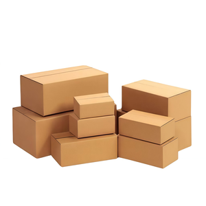 Boîtes d'expédition en <span class=keywords><strong>carton</strong></span> ondulé brun pour l'<span class=keywords><strong>emballage</strong></span>, avec impression de logo, boîte personnalisée pour l'expédition - Product Image 5