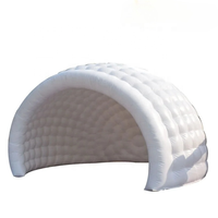 EN14960 Offre Spéciale la moitié tente gonflable de coquille, demi tente gonflable de bulle gonflable de tente de dôme