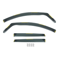 Deflectores de Viento, Lluvia y Sol para Auto, 4 Piezas, Visera para Ventana, Compatible con Ford Fiesta MK6 5 Puertas Hatchback 2002-2008