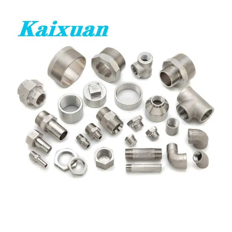 Chinese manufacturer supplying 1/8 - 4 inch kinds of stainless steel pipe fitting in stock