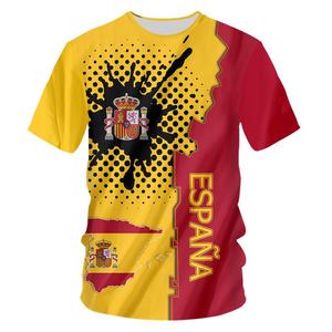 Maglia della Nazionale Spagnola 2026, T-shirt Sportiva Traspirante ad Asciugatura Rapida 3D per Uomini e Bambini, Abbigliamento Coordinato per Famiglia - Product Image 3