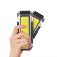 Portable XPE + COB LED Construit en 2 18650 Batterie Lampe de Travail avec Crochet et Aimant Type-C Charge Multi-fonction Lampe de Travail