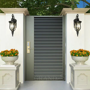 Puertas Principales de Hierro Forjado de Alta Calidad para Casas Modernas, Diseños Económicos, Puerta de Seguridad y Valla - Product Image 5