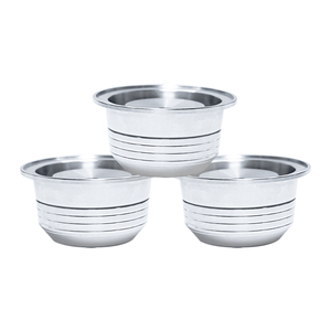 Juego de 3 <span class=keywords><strong>Cápsulas</strong></span> de <span class=keywords><strong>Café</strong></span> Vacías de Acero Inoxidable para Vertuoline, Filtro de <span class=keywords><strong>Café</strong></span> Recargable de 230 ml, Filtros de <span class=keywords><strong>Café</strong></span> Reutilizables - Product Image 1