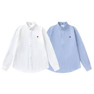 Chemise habillée décontractée pour <span class=keywords><strong>homme</strong></span> en 100 % coton, manches longues, anti-plis, respirante, taille 5XL, idéale pour le printemps – Très prisée à <span class=keywords><strong>Paris</strong></span> - Product Image 1