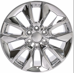 Ruedas de coche TRZ, llantas y neumáticos de 20 22 pulgadas, 6x139,7, 8x165, 8x180, rueda cromada negra brillante para Chevy Silverado Tahoe Suburban GMC - Product Image 1