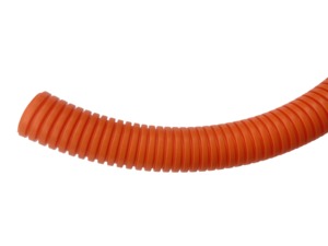 PA Orange Corrugated Power <b>Cable</b> Protection Pipe Flexibility Plastic Corrugated Tube for Wire insulation protection - Product Image 3