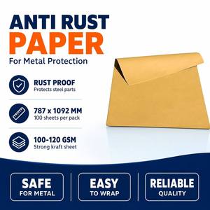 Papel Kraft, Papel VCI, Papel para Embalaje de Chapa de Acero, Papel Encerado, Rollo de Papel para Dibujo y Bocetos, Rollo de Papel Kraft Recubierto - Product Image 1