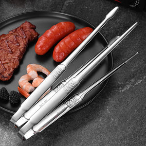 Barbecue-Diensthändel in Lebensmittelqualität 304 Edelstahl 10 Zoll/12 Zoll Speisenhähne Steak Fleischhähne Buffet erweiterter Brotthandel - Product Image 5