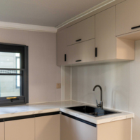 Maison conteneur moderne de 40 pieds, portable, extensible, en acier respirant, installation rapide, design chinois, appartement, bureau, hôtel