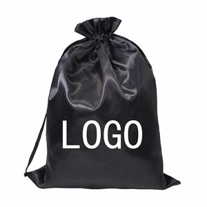 Sacs à bijoux en satin avec cordon de serrage, personnalisés avec logo, en soie luxueuse, pour emballage et rangement - Product Image 4