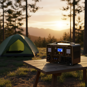 Station d'alimentation portable solaire extérieure au lithium-ion MPPT 220W 300W 500W PD60W 300Wh à 2000Wh avec panneau solaire pliable - Product Image 1