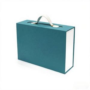 Custom Logo Luxury Folding Cosmetic <b>Box</b> Matt Lamination Embossing Magnetic <b>Lock</b> Handle Collapsible Rigid Design for Chewing Gum - Product Image 2