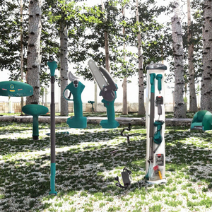 Kit de scie à chaîne télescopique pliable à batterie lithium 21V, cisailles de jardinage pour bricoleurs - Product Image 2