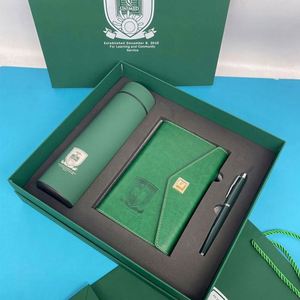 Custom Logo Corporate Birthday Stationery Women Christmas Gift Set 3 1 Luxury Business Style PU Cover Metal Pen Smart <b>Cup</b> Silk - Product Image 2