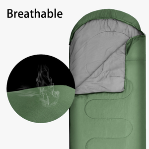Sac de couchage 1,8 kg pour températures extrêmes, imperméable et coupe-vent, pour le camping, la randonnée, le trekking, jusqu'à -5°C ℃ - Product Image 3