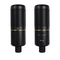 Neues ZX320 Gaming 48V XLR Kondensatormikrofon mit Nierencharakteristik für Live-Streaming, Aufnahmen & Karaoke