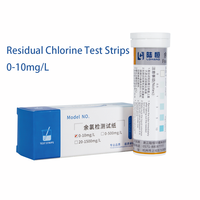 Bandelettes de test rapides pour le chlore résiduel de l'eau 0-10mg/L Mesure du chlore résiduel de l'eau du robinet d'eau potable