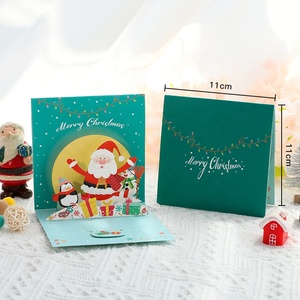 Yuyang Christmas Small Cards Red 3D Pop up Greeting Cards Perfect Christmas Gifts Specialty <b>Paper</b> Religious Image Europe 1 Color - Product Image 6