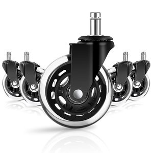 Heavy Duty Office Chair <span class=keywords><strong>Caster</strong></span> Wheels Rodízios transparentes premium para móveis - Product Image 1