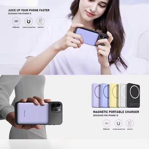 HYTO Logo originale personalizzato Mini <span class=keywords><strong>Power</strong></span> <span class=keywords><strong>Bank</strong></span> 3000 5000 <span class=keywords><strong>10000</strong></span> mAh portatile magnetico senza fili PowerBank per il telefono cellulare
