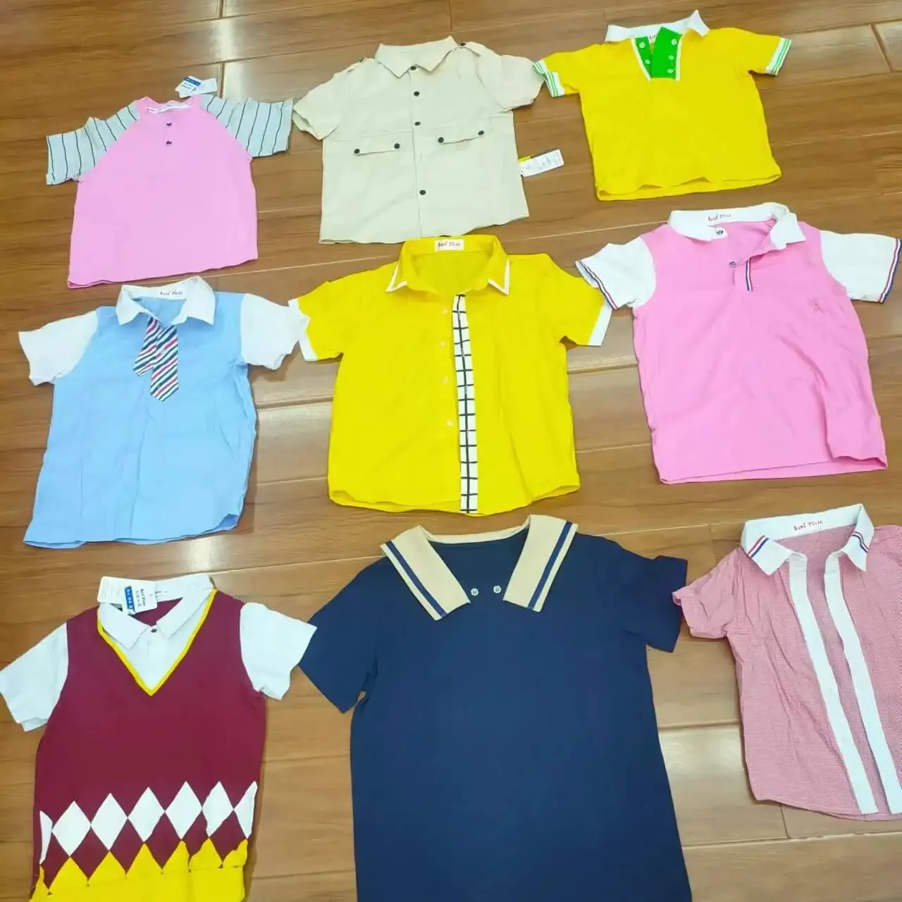 clearance sale Baby Girl t-shirt Tops Baby Big Girls Tees Shirts Children Girl 3-12 Years Summer Short Sleeves leftover