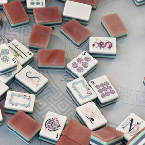 Mahj Tile Haus - Nuevas baldosas acrílicas de lujo, juego americano de 160 baldosas de 4 capas, fáciles de leer, para damas - Product Image 3