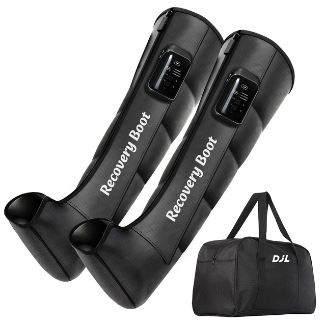 Wireless Compression Boots for Athletes - Rechargeable Air Compression Leg Recovery System, Cordless Recovery Boots