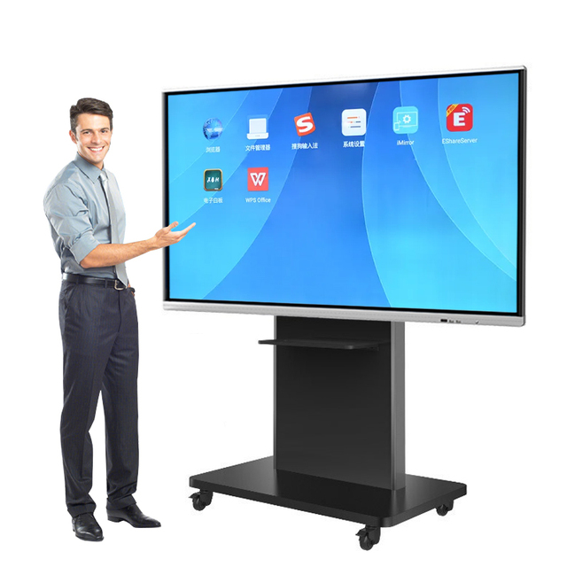 65 86 Inch Interactive Flat Panel All in One Interactive Whiteboard Mart Board for Classroom