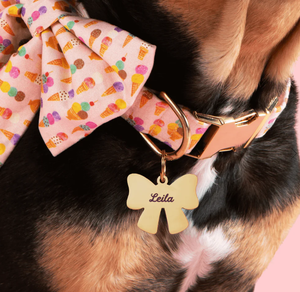 Jietao liontin hewan kupu-kupu bentuk tulang, Stainless Steel kosong logam Premium Logo kustom mewah tahan lama - Product Image 2