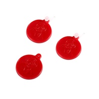 Koin Troli Plastik Berlubang, Token Cetak Embos Kustom, Tahan Lama, Cetakan Injeksi, Promosi Personal
