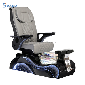 Chaise de pédicure Spa confortable professionnelle noire - Product Image 6