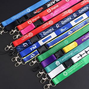 Printed Sublimation Blanks Neck <b>Lanyard</b> With Pvc Card Plastic Holder Custom Brand Logo J Hook <b>Polyester</b> <b>Lanyards</b> - Product Image 1