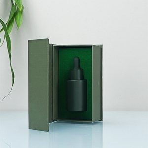 Customized 30ml Matte Beige Glass Dropper <b>Bottle</b> with Flat Shoulder Sealed for Essential Oils Includes Gift <b>Box</b> - Product Image 6