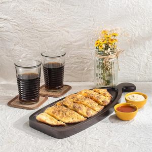 Planche à découper en bois massif pour l'exportation, plateau en noyer, planche à fromage et à steak, planche à fruits portable pour le camping en extérieur - Product Image 1