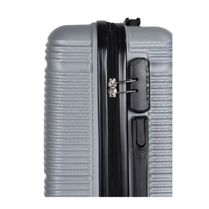 <strong>Grey</strong> New Customizable Travel <strong>Suitcase</strong> 20 Inch Large Capacity ABS+PC Material Luggage - Product Image 5