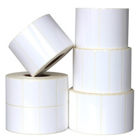 Rouleau d'étiquettes transparentes imprimables à jet d'encre Memjet blanc brillant pour imprimantes Epson C7500/C3500