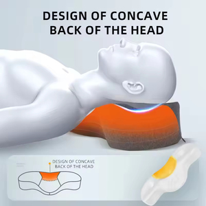Oreiller cervical en mousse à mémoire de forme pour soulager les douleurs cervicales, soutien ergonomique pour la relaxation des épaules, maison, bureau, voyage - Product Image 6