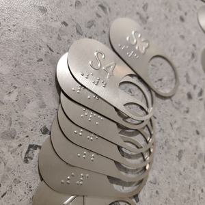 Edelstahl-Autostation Rundes Braille-Schild Aufzug-Etagennummer <span class=keywords><strong>PH</strong></span>-Schild Aufzug-Knopf - Product Image 2