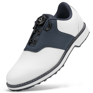 <span class=keywords><strong>Chaussures</strong></span> <span class=keywords><strong>de</strong></span> <span class=keywords><strong>golf</strong></span> décontractées pour hommes en promotion – Boucle rotative, tige synthétique, doublure en coton, respirantes, tendance et polyvalentes - Product Image 1
