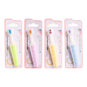Cepillo de dientes infantil con diseño de helado, cerdas suaves, colorido, manual, para niños de 0 a 5 años - Product Image 4